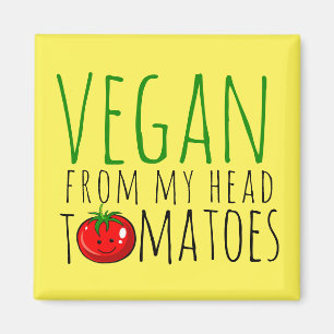 Veganer Wortwitz-Magnet Magnet