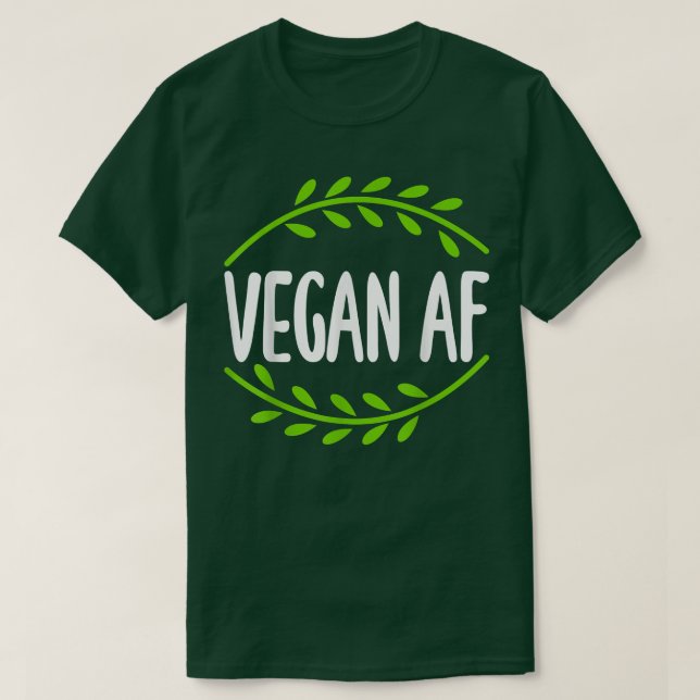 Veganes Af Sweary Funny Grafisches Design für Vege T-Shirt (Design vorne)