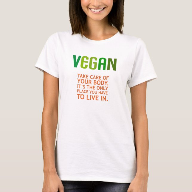 Veganes Angebot T-Shirt (Vorderseite)