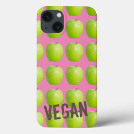 Veganes Apfelmuster für Vegetarier-Liebhaber Case-Mate iPhone Hülle
