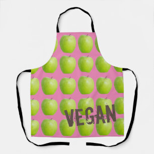 Veganes Apfelmuster für Vegetarier-Liebhaber Schürze