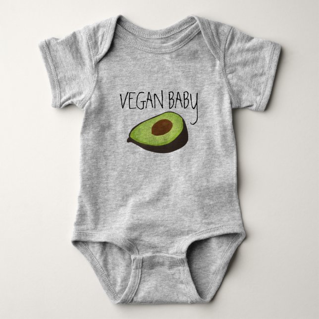 Veganes Baby Baby Strampler (Vorderseite)