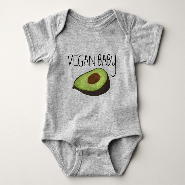 Veganes Baby Strampler (Vorderseite)