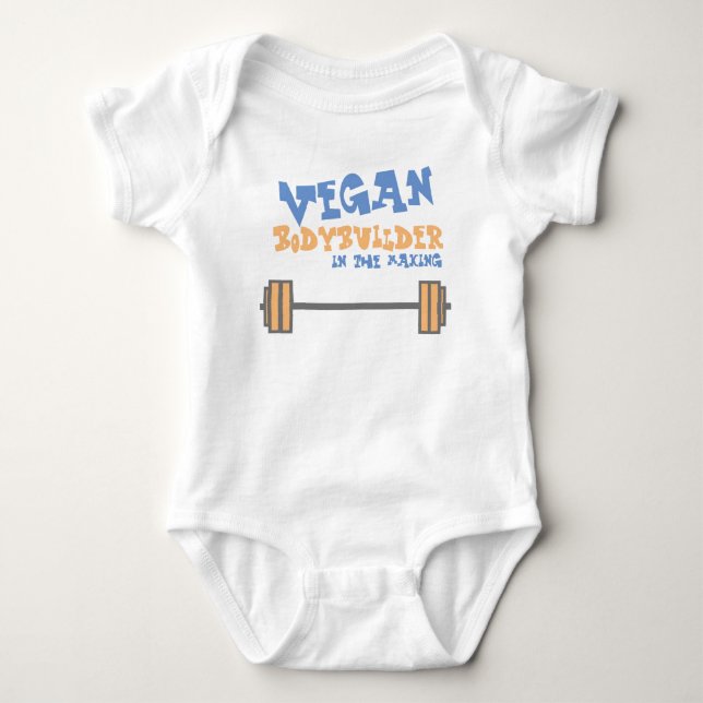 Veganes Baby wachsen Baby Strampler (Vorderseite)