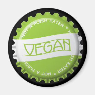 Veganes Bottlecap Magnet