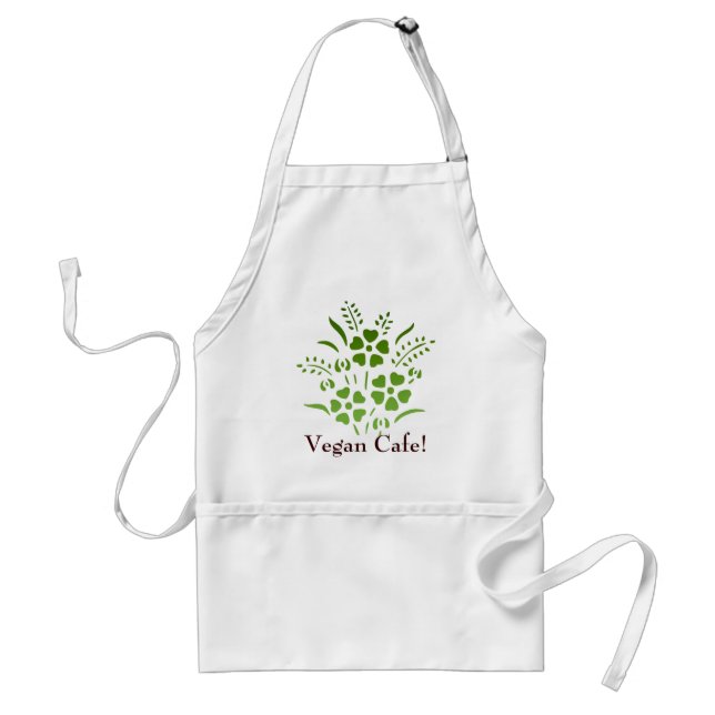 Veganes Café! Schürze (Vorne)