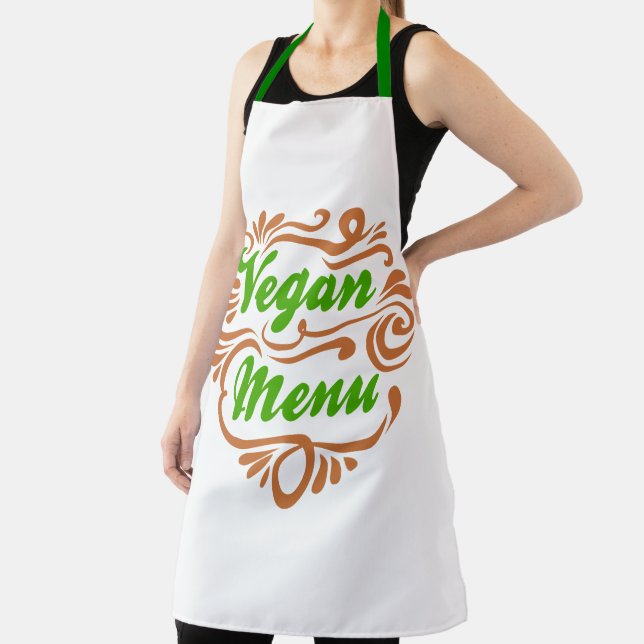 Veganes Cook Koch Menü mit festlicher Grafik Schürze (InSitu)