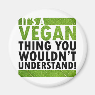 Veganes Ding Magnet