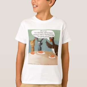 Veganes Erntedankfest Lustig T-Shirt
