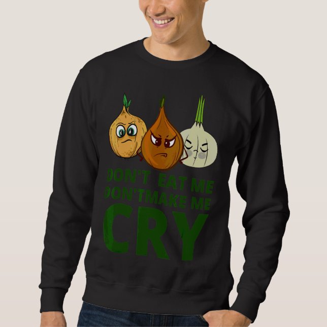 Veganes Gemüse und Obst - Protest gegen Vegane Sweatshirt (Vorderseite)