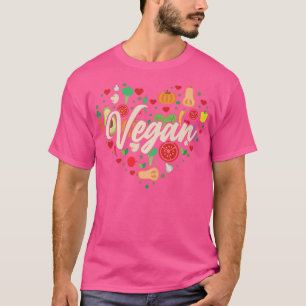 Veganes Gemüseherz T-Shirt
