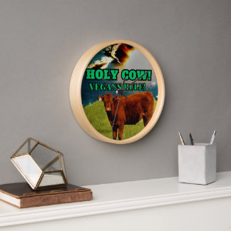 Veganes Geschenk, Kuh Lover's Geschenk! Gövine Bov Uhr
