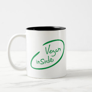 Veganes Innere Zweifarbige Tasse