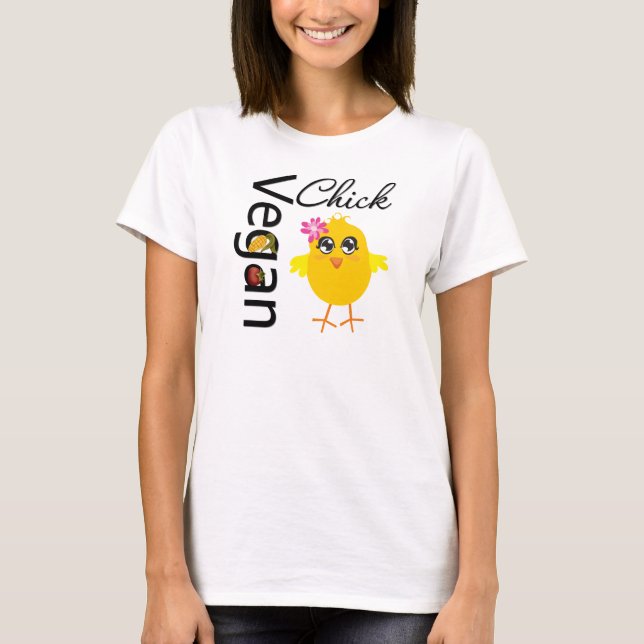 Veganes Küken T-Shirt (Vorderseite)