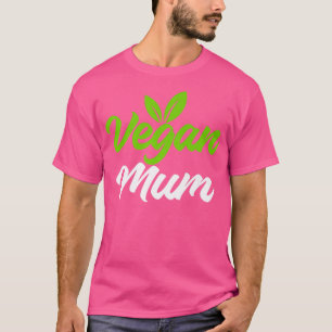 Veganes Mum Niedliches Bekleidungsdesign für veget T-Shirt