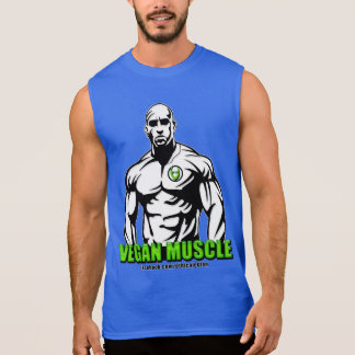 Veganes Muskel-Kleid Ärmelloses Shirt