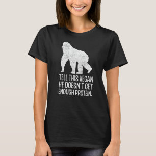 Veganes Protein Vegetarischer Veganismus Tierrecht T-Shirt