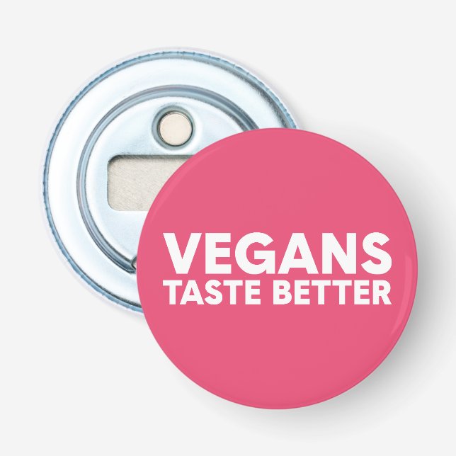 Veganes Rechtsmittel Flaschenöffner (Vorderseite)