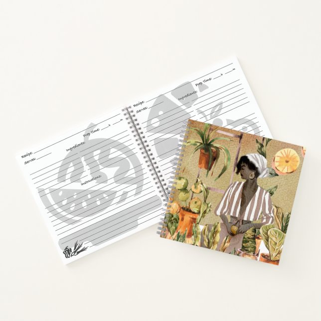 Veganes Rezept Notizbuch (Innenseite)