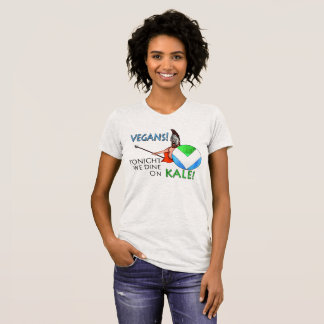 Veganes Schild der Flaggen-300, "heute Abend, das T-Shirt