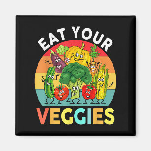 Veganes Shirt Kinder Kleinkinder Jungen essen Ihre Magnet