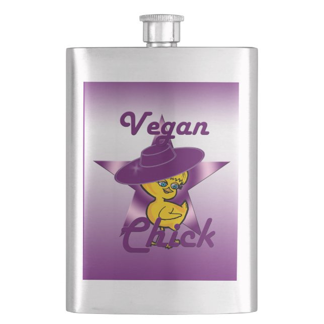 Veganes Tier #9 Flachmann (Vorderseite)