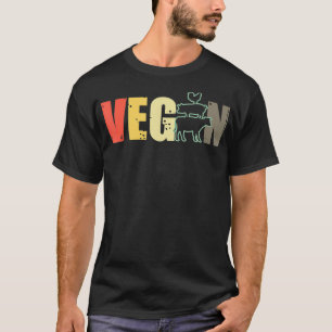 Veganes Tier Lover Vegetarischer Feinschmecker Gem T-Shirt