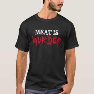 Veganes vegetarisches Shirt FLEISCH IST MORD
