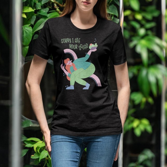Veganes Zitat von Funny Salad T-Shirt (Von Creator hochgeladen)