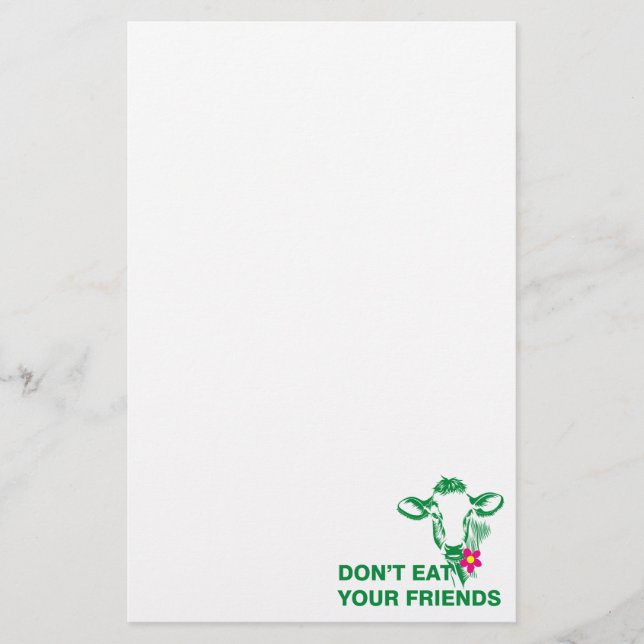 Veganismus Flyer (Vorne)