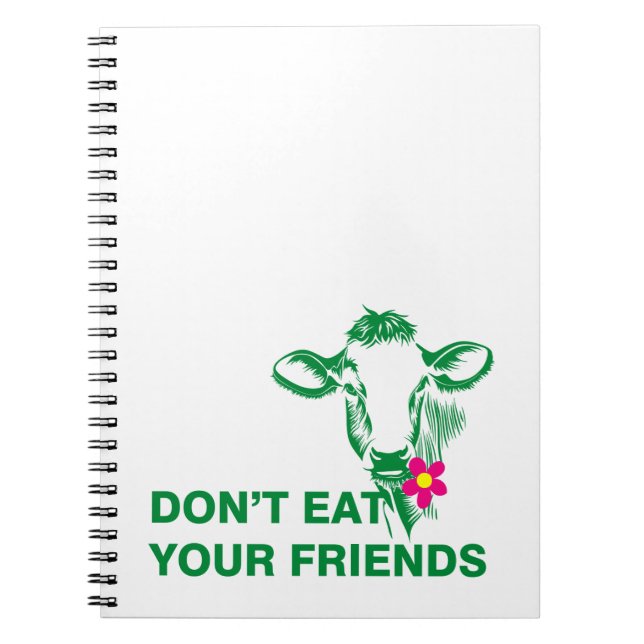 Veganismus Notizblock (Vorderseite)