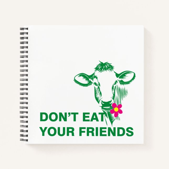 Veganismus Notizbuch (Vorderseite)