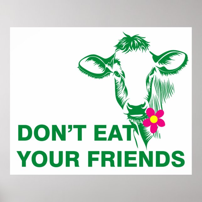 Veganismus Poster (Vorne)