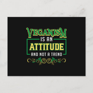 Veganismus Vegetarisches Gemüse Veganes Geschenk I Postkarte