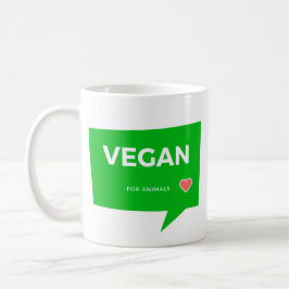 Vegano durch die Tiere | for Vegan animals Kaffeetasse