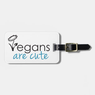 Vegans sind niedlich - fertigen Anwälte Gepäckanhänger