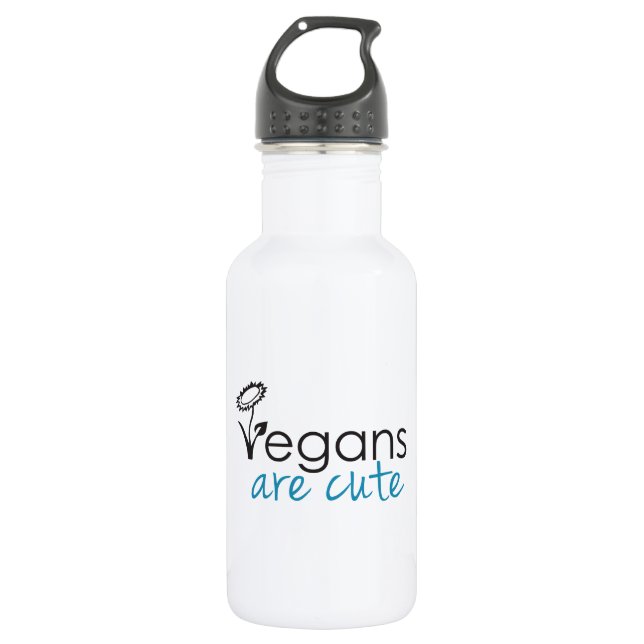 Vegans sind niedlich - fertigen Anwälte Trinkflasche (Vorderseite)