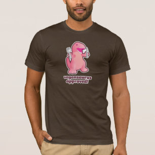 vegansaurus genehmigt! Logo T-Shirt