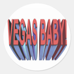 VEGAS-BABY! AUFKLEBER