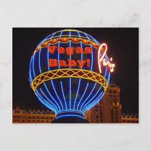 Vegas Baby! Postkarte