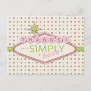Vegas Baby TY Postcard Postkarte