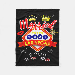 Vegas Bachelor Party Verheiratet in Vegas Groom Br Fleecedecke