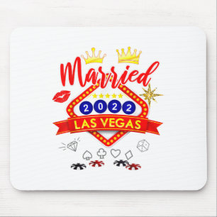 Vegas Bachelor Party Verheiratet in Vegas Groom Br Mousepad