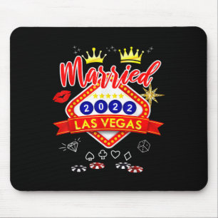 Vegas Bachelor Party Verheiratet in Vegas Groom Br Mousepad