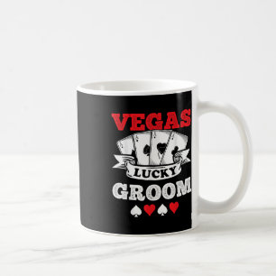 Vegas Bachelor Party Verheiratet in Vegas Groom Sq Kaffeetasse