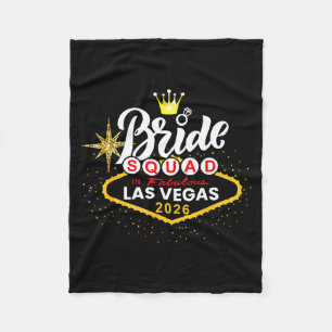 Vegas Braut Squad 2026 in Vegas geheiratet Fleecedecke