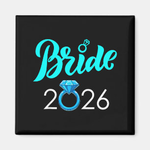 Vegas Braut Team 2026 Heiratete in Vegas Magnet