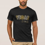 Vegas-Bräutigam-Shirt T-Shirt<br><div class="desc">Nobles Gold und schwarzes Berühmtenfestzelt reden Las- Vegast-stück für den Bräutigam an, der Lieben zum Party in Vegas! Mehr Shirtarten verfügbar. T - Shirts verfügbar für das ganze Brautparty.</div>