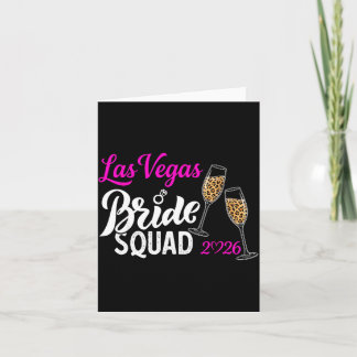 Vegas Bride Squad 2026 Married in Vegas Karte
