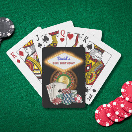 Vegas Casino Night Black Birthday Party Favors Spielkarten